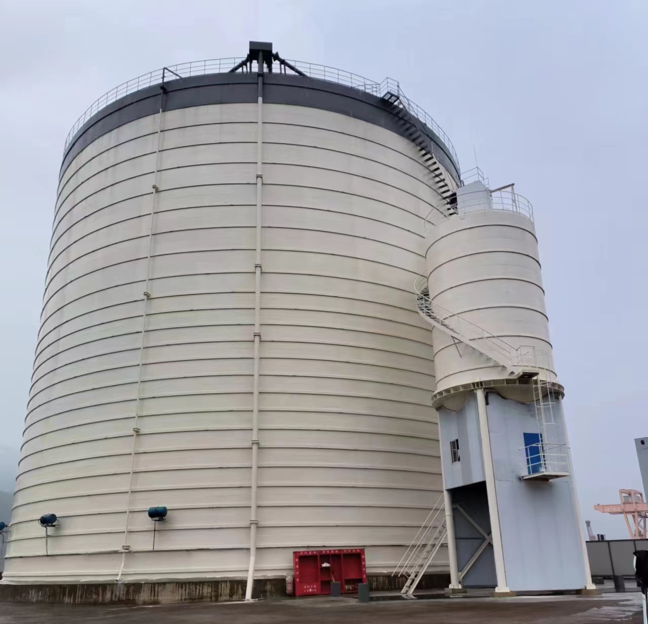 梅江10万吨水泥钢板库