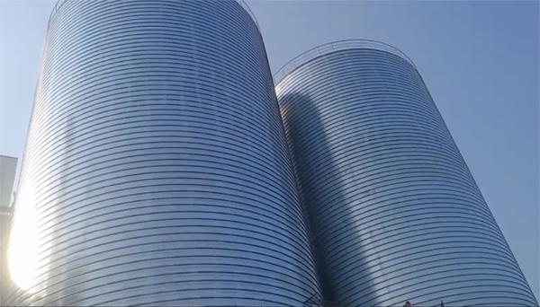 梅江2座混凝土高架卷板仓